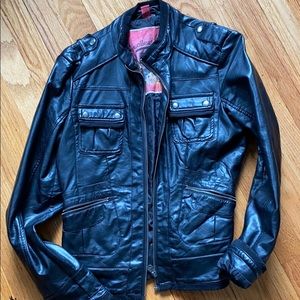 Worn Leather Jacket